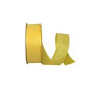 Reliant Ribbon 10.5 in. 50 Yards Linen Touch Mono Ribbon, Lemon 25752-640-09K